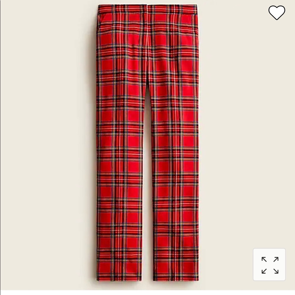 Holiday Plaid Pants from J Crew- NWT